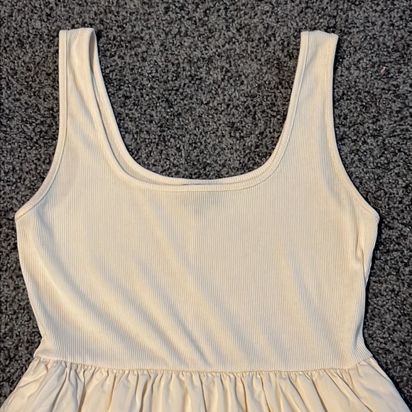 🌸4/$20🌸Who What Wear Cream Tank Dress Size Small EUC - Picture 3 of 11